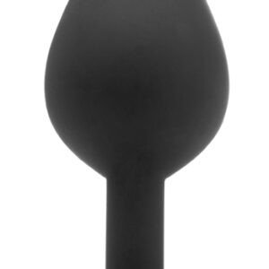 Large Diamond Butt Plug Black