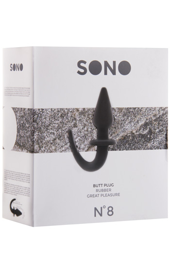 Sono Rubber Butt Plug No 8