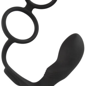 Black Velvet Double Ring & Plug